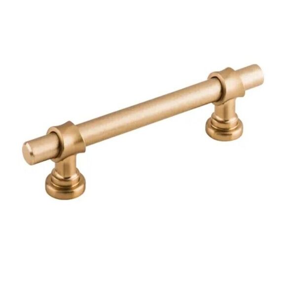 Top Knobs M1649 Brushed Bronze Bit Pull Cabinet Drawer 3 3/4” C-C NEW Open Box - Picture 1 of 4